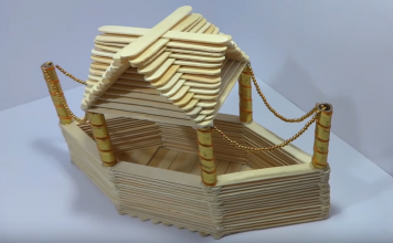 Đồ chơi tự tạo: Cách gấp hộp quà giấy hình ngôi nhà xinh xắn