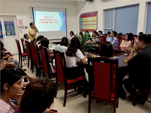 Trường mầm non Hoa Thủy Tiên tổ chức họp phụ huynh triển khai nhiệm vụ năm học 2019 - 2020
