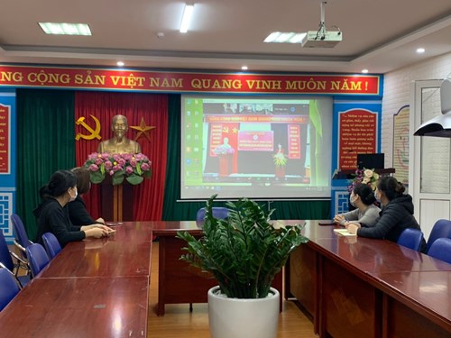 Trường mầm non Hồng Tiến tham gia hưởng ứng  NGÀY PHÁP LUẬT NƯỚC CỘNG HÒA XHCN VIỆT NAM NĂM 2021  do Phòng GD&ĐT quận Long Biên tổ chức.