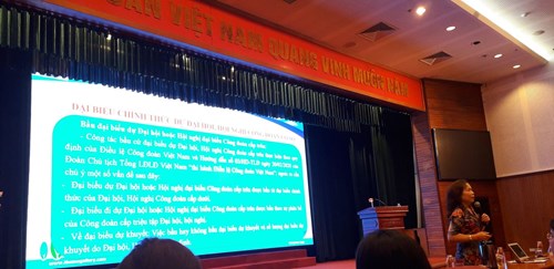 Trường mầm non Long Biên tham gia Lớp tập huấn “Công tác tổ chức Đại hội CĐCS nhiệm kỳ 2023 – 2028”do Liên đoàn quận Long Biên tổ chức.