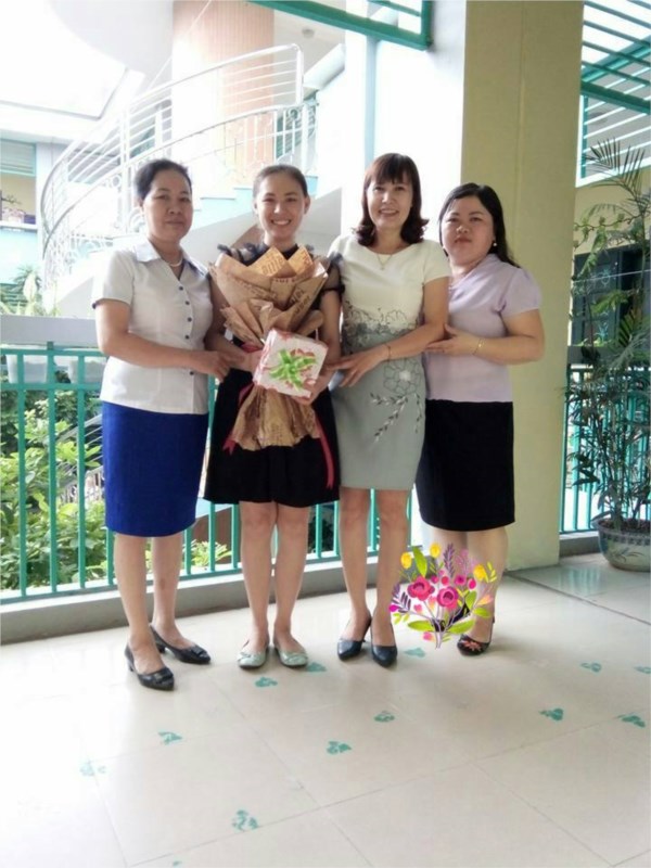  Công đoàn trường MN Long Biên tổ chức sinh nhật cho các đồng chí sinh tháng 8 