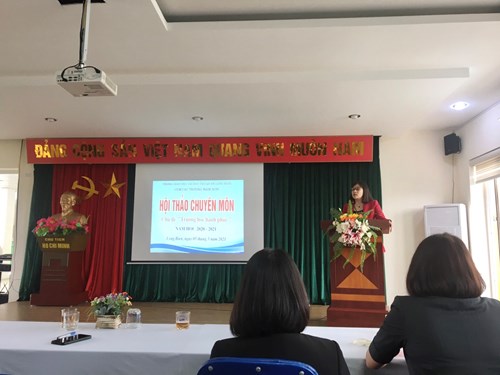 Trường mầm non Long Biên tham gia Hội thảo chuyên môn  “Trường học hạnh phúc”