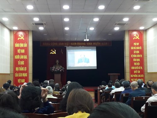 Chi bộ trường mầm non Long Biên tham gia học trực tuyến  Nghị quyết Đại hội XIII của Đảng