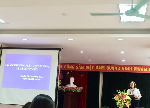 Trường mầm non Long Biên tham dự “Tập huấn công tác phòng chống  ngộ độc thực phẩm trong các cơ sở giáo dục”