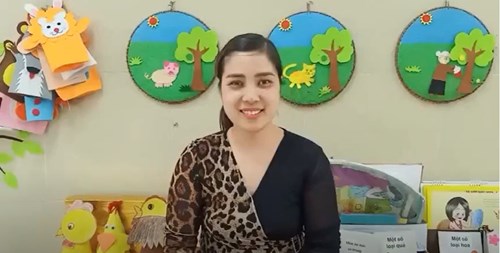 Video bài giảng TH: Tô màu áo cô cấp dưỡng (3 - 4 tuổi)