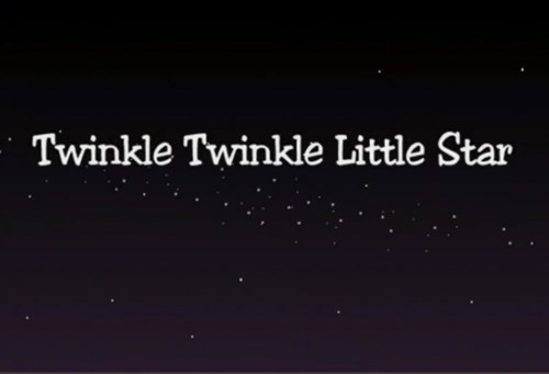 Song: Twinkle Twinkle Litter Star