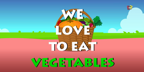 Song: We love to eat vegetable