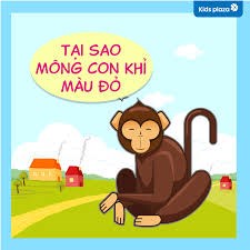 Truyện: Tại sao đít con khỉ lại màu đỏ?