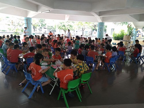 Tết Trung thu của các bạn nhỏ lớp MG Lớn A3 - Trường MN Phúc Đồng