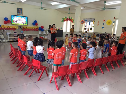 Ngày hội đến trường của các bé Lớp C1 - trường MN Phúc Đồng - Năm học 2020 - 2021
