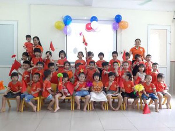 Những thiên thần nhỏ xinh đẹp, đáng yêu của lớp Mẫu giáo Nhỡ B2 - Trường MN Phúc Đồng trong ngày Khai trường năm học 2020 - 2021.