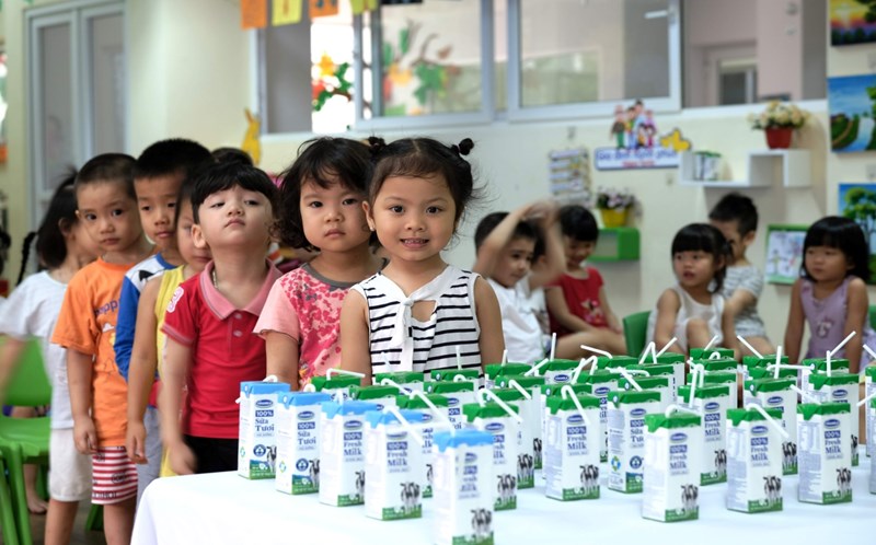Sữa học đường vì  tầm vóc Việt