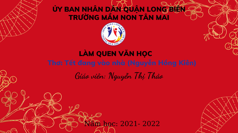LQVH: Dạy thơ Tết đang vào nhà - Nguyễn Hồng Kiên