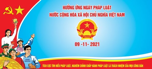 Cán bộ giáo viên Trường Mầm non Thạch Bàn hưởng ứng Ngày Pháp luật Nước CHXH Chủ nghĩa Việt Nam!