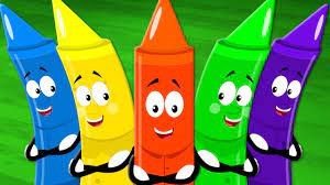 five little Crayons | color song | learn colors | nursery rhymes