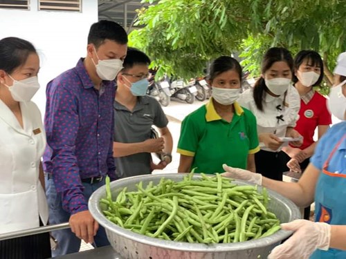 Trường mầm non Thạch Bàn hưởng ứng tháng hành động An Toàn thực phẩm 