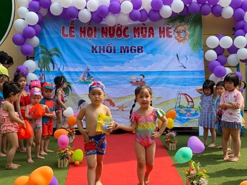 Chào hè 2022 của các bé khối Mẫu giáo bé  Trường mầm non Thạch Bàn