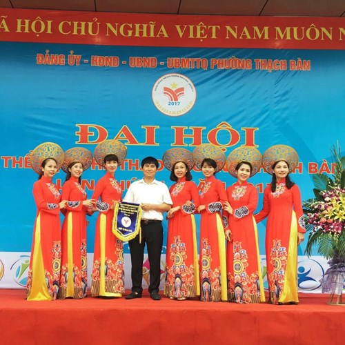 Trường MN Thạch Bàn tham dự Đại hội Thể dục thể thao phường Thạch Bàn lần thứ IV - 2017