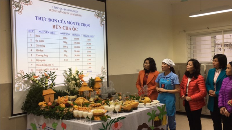 Trường mầm non Thạch Bàn tham gia hội thi  Giáo viên dạy giỏi, nhân viên nuôi dưỡng giỏi cấp Quận  năm học 2018 -2019