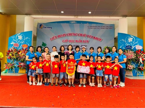 Trường mầm non Thạch Cầu tham gia “Liên hoan chúng cháu vui khỏe ” cấp học mầm non quận Long Biên năm học 2020-2021.