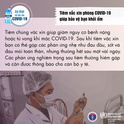 Sự thật về vắc xin phòng COVID-19 