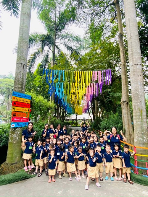 Trường mầm non Thạch Cầu tổ chức cho trẻ đi tham quan dã ngoại tại trang trại “ Cánh buồm xanh” – Ninh Hiệp – Gia Lâm – Hà Nội.
