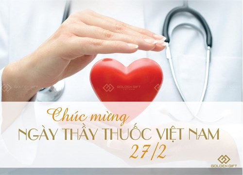 Trường mầm non Thạch Cầu chúc mừng đ/c Đào Thị Xuyến nhân ngày thầy thuốc Việt Nam 27/2.