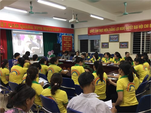 Trường MN Thạch cầu tổ chức hội nghị tuyên truyền về cách phòng chống dịch sốt xuất huyết avf cách diệt bọ gậy 