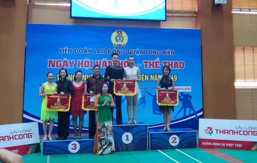 Công đoàn trường Mầm non Thạch Cầu tưng bừng tham dự   Ngày hội văn hóa thể thao  trong CNVCLĐ Quận Long Biên năm 2019