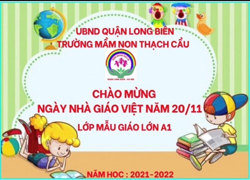 Giao lưu trò chuyện của các bạn nhỏ lớp MGL A1.Chào mừng ngày nhà giáo Việt Nam 20-11