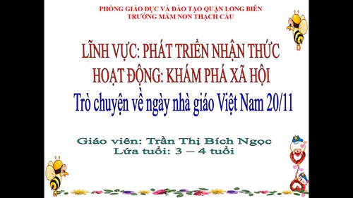 KPXH: Trò chuyện về ngày nhà giáo Việt Nam 20 - 11