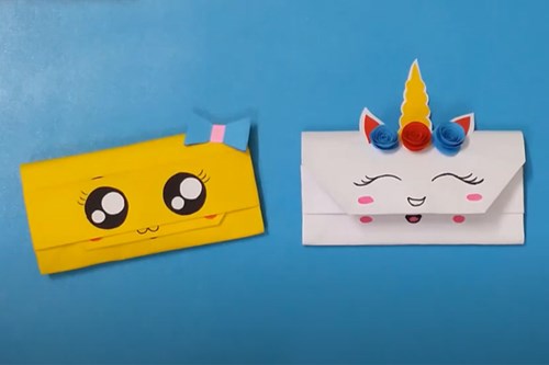 Cách làm ví bằng giấy dễ thương và độc đáo dành cho trẻ