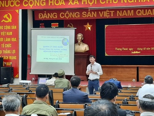 UBND quận Long Biên tổ chức tuyên truyền quản lý chăn nuôi và phòng chống dịch bệnh gia súc, gia cầm năm 2022 