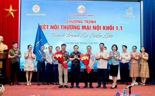 Câu lạc bộ Doanh nghiệp Long Biên tổ chức chương trình “Kết nối thương mại nội khối 1.1”