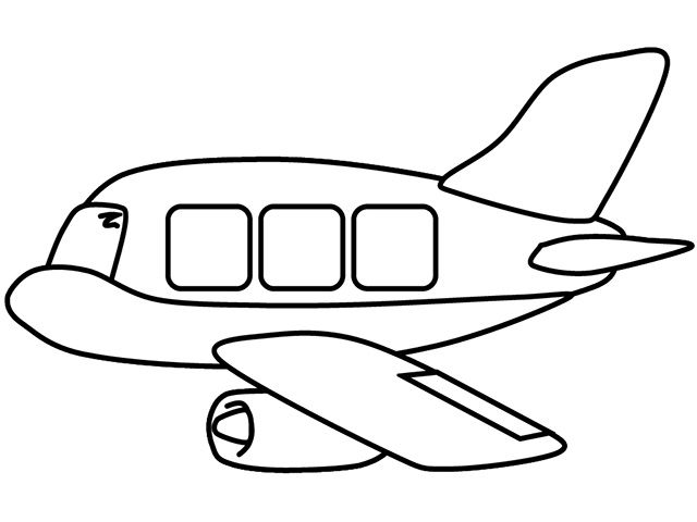 Hoạt động tạo hình: Tô màu chiếc máy bay