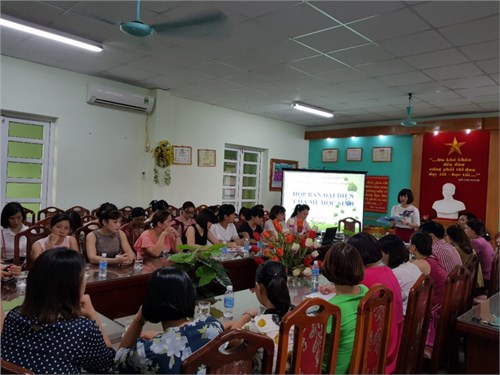 Chiều ngày 27/9/2017 Trường mầm non Thượng Thanh tổ chức họp ban đại diện cha mẹ học sinh các lớp năm học 2017-2018