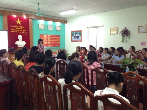 Chiều ngày 29 tháng 5 năm 2017 trường mầm non Thượng Thanh tổ chức họp  ban phụ huynh các lớp cuối năm học 2016 - 2017.