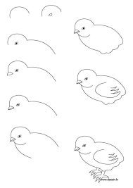 Hướng dẫn trẻ cách vẽ chim sẻ