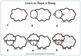 Hướng dẫn trẻ cách vẽ con cừu