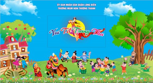 Chiều ngày 4/10/2017 trường mầm non Thượng Thanh tổ chức chương trình  Vui tết trung thu .