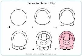Hướng dẫn trẻ cách vẽ con lợn