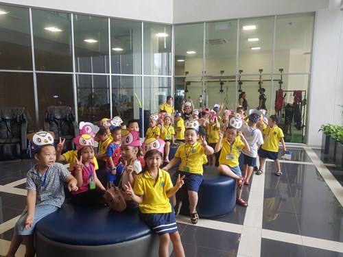  Lớp MGL A1 phối hợp với các cô tổ chức cho các bé có buổi vui chơi, dã ngoại đầy bổ ích và lý thú tại khu vui chơi Kidzooona AEON
