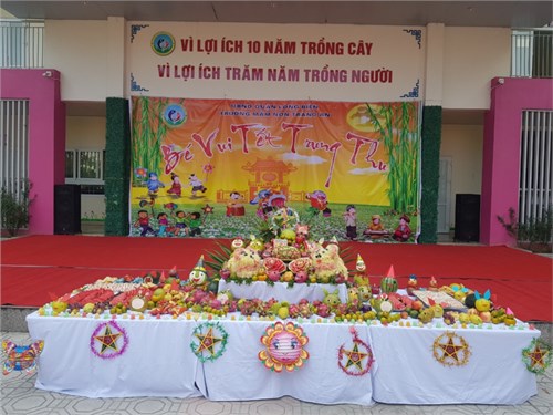 Trường MN Tràng An tổ chức  Bé vui Tết Trung thu   năm 2018