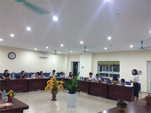 Trường mn tràng an  tổ chức họp ban đdcmhs năm 2018-2019