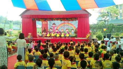 Sáng ngày 05/9/2019, trường mầm non Tuổi Hoa tổ chức Lễ khai giảng năm học mới 2016-2017