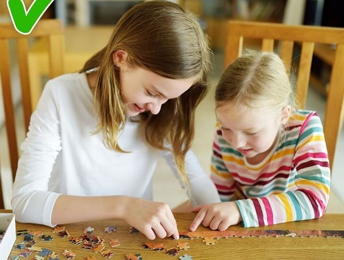Những trò dễ chơi giúp tăng cường trí tuệ cho con  