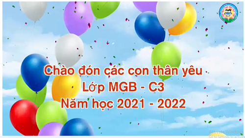 Lớp mẫu giáo bé C3-Trường MN Việt Hưng-Yêu thương!