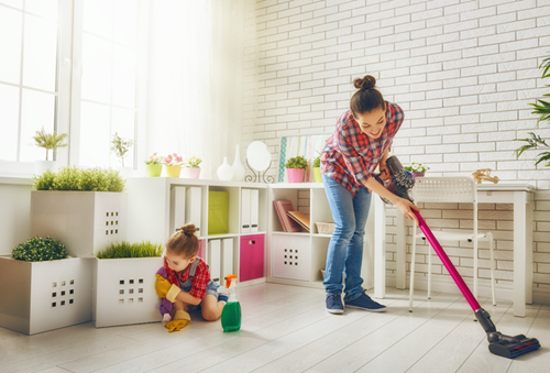Bí quyết giữ sạch nhà cửa khi trẻ hay bày bừa