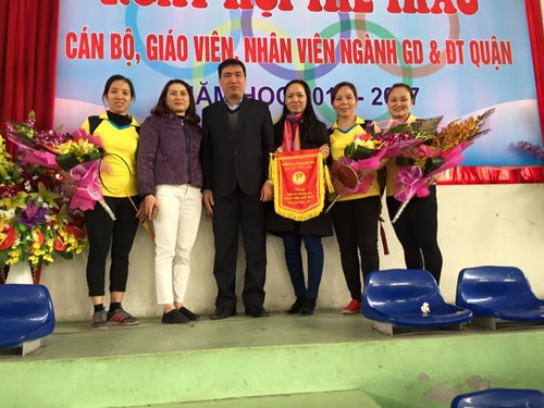 Trường mầm non Việt Hưng tham gia Ngày hội thể thao ngành giáo dục Quận Long Biên