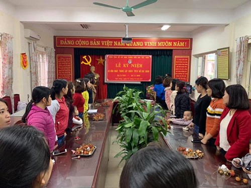 Lễ kỷ niệm 88 năm Ngày thành lập Đoàn TNCS Hồ Chí Minh (26/3/21931- 26/3/2019) của Chi đoàn trường MN Việt Hưng.